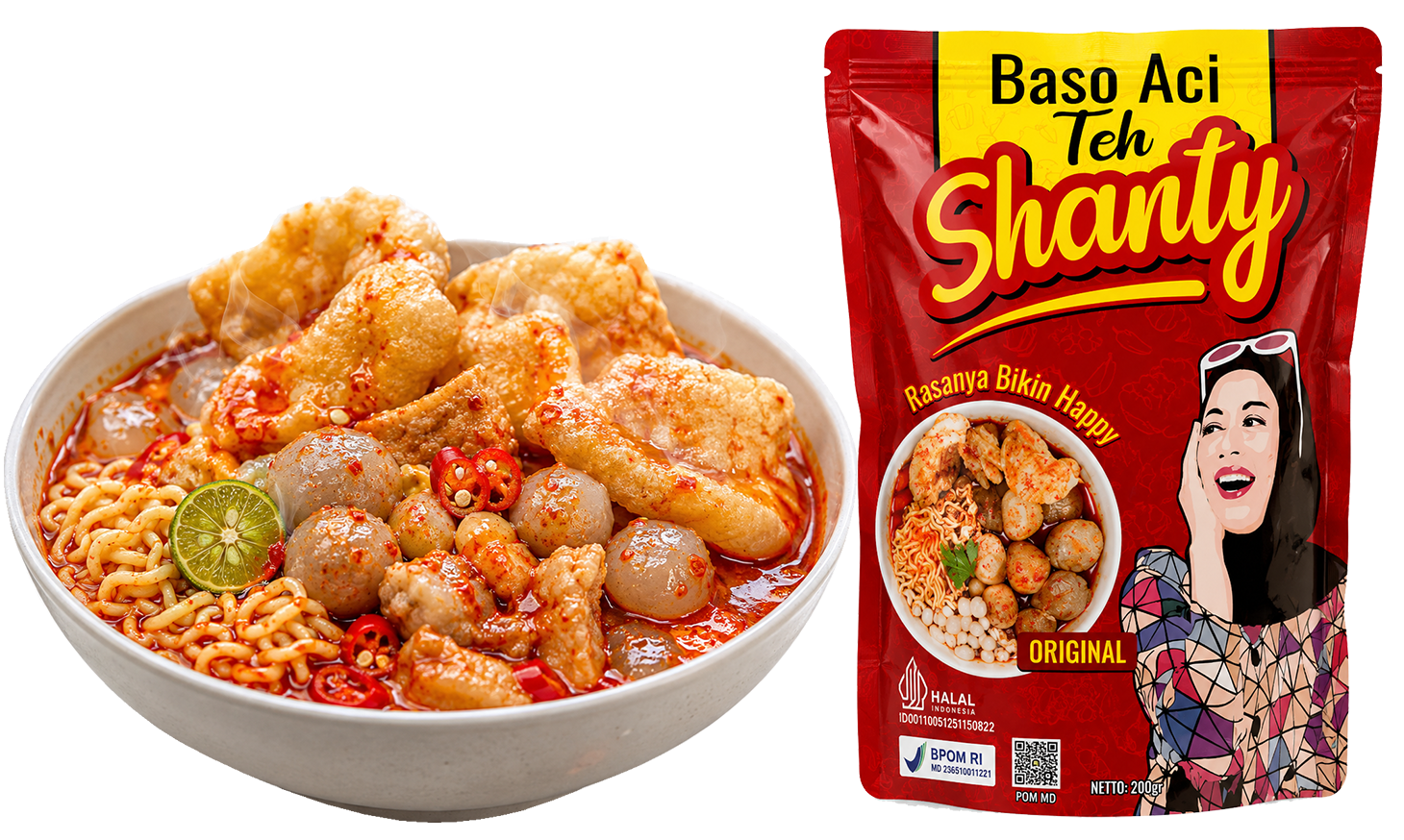 Kemasan Baso Aci Original